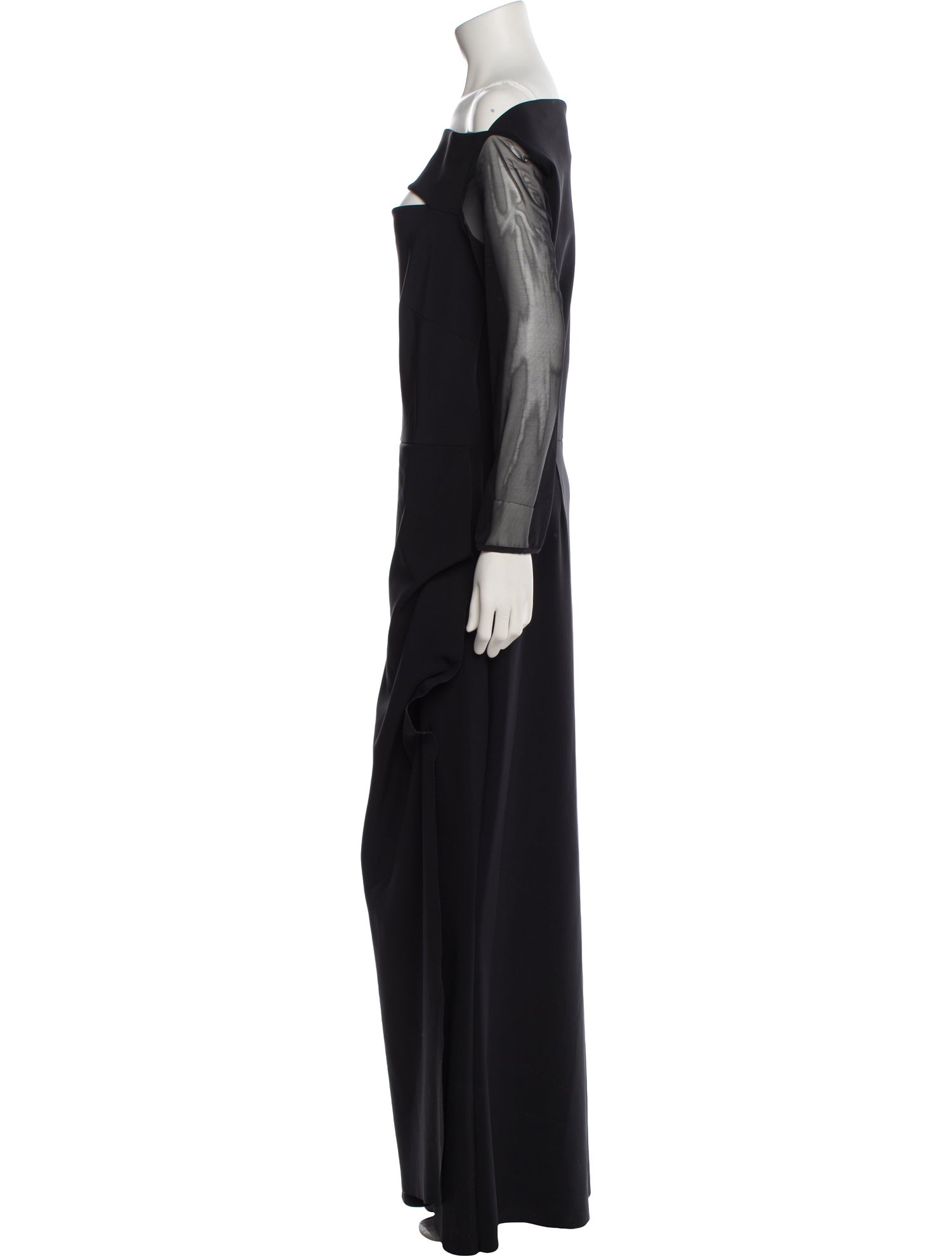 Chiara Boni Off-The-Shoulder Long Dress