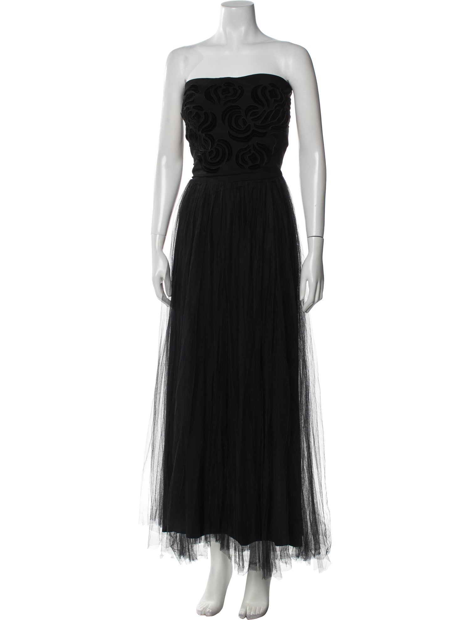 Chiara Boni Strapless Midi Length Dress