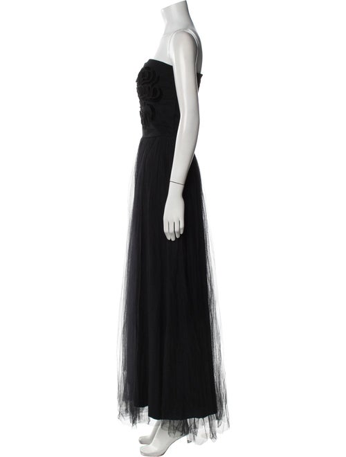 Chiara Boni Strapless Midi Length Dress