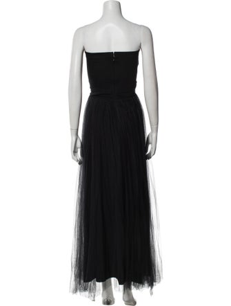 Chiara Boni Strapless Midi Length Dress