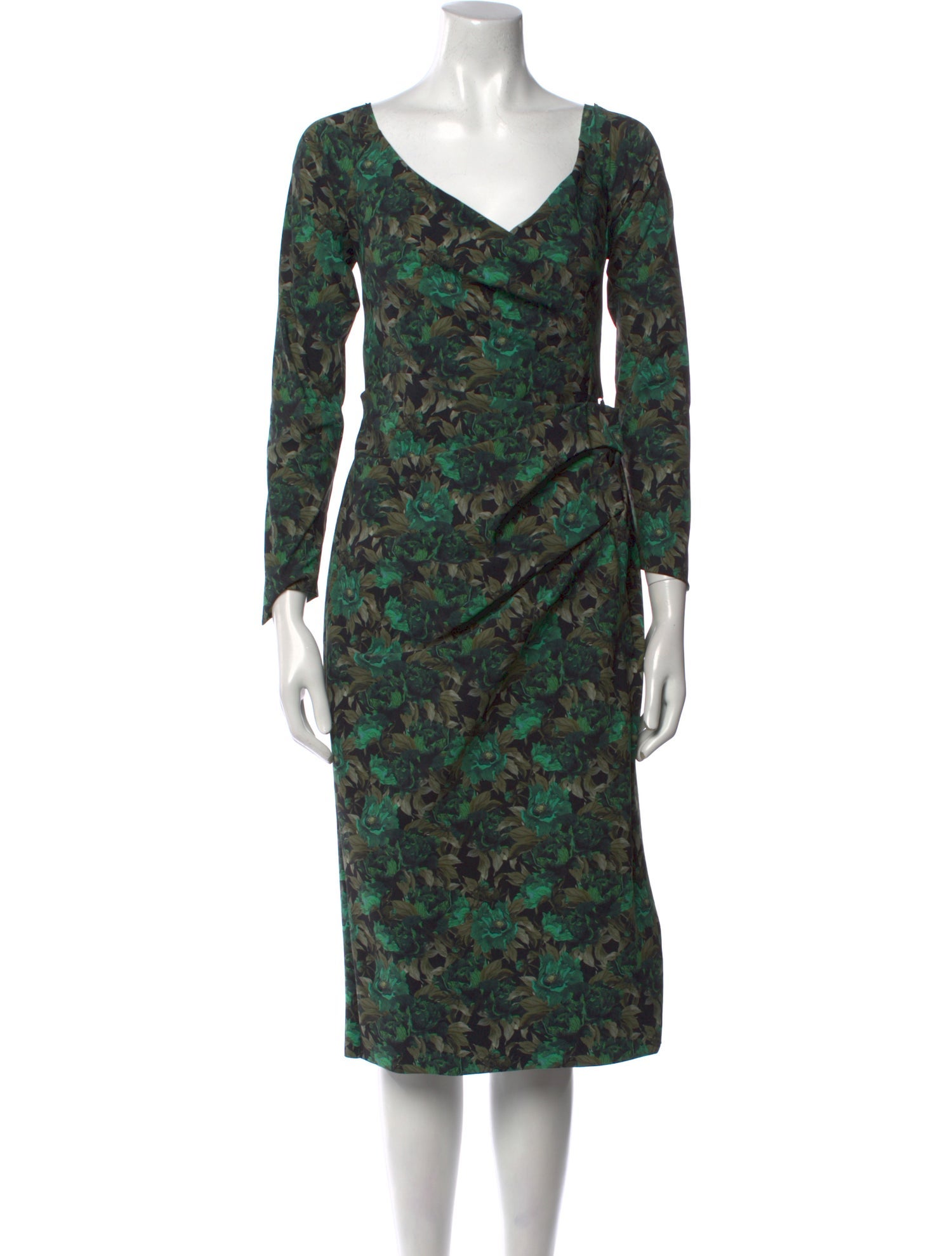 Chiara Boni Floral Print Midi Length Dress