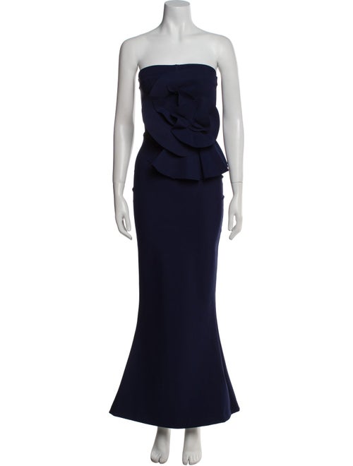 Chiara Boni Strapless Long Dress