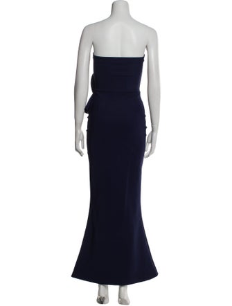 Chiara Boni Strapless Long Dress