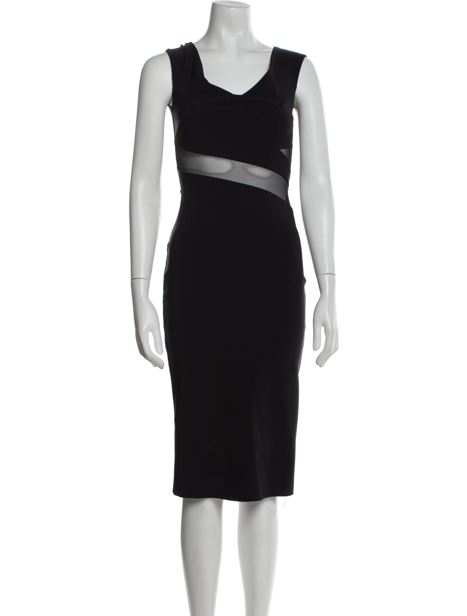 Chiara Boni V-Neck Midi Length Dress