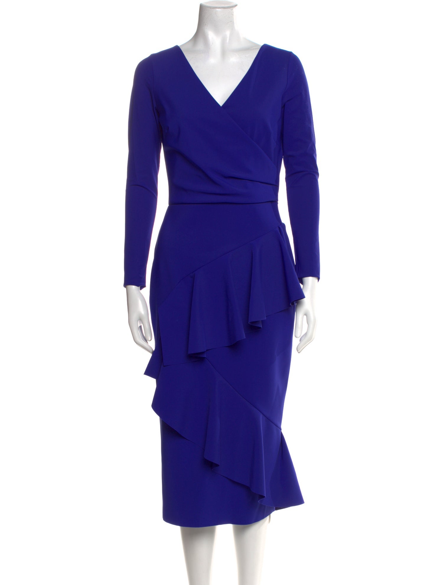 Chiara Boni V-Neck Midi Length Dress