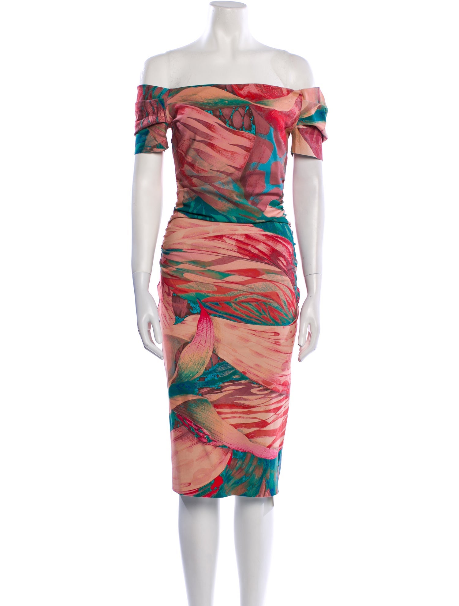 Chiara Boni Printed Knee-Length Dress
