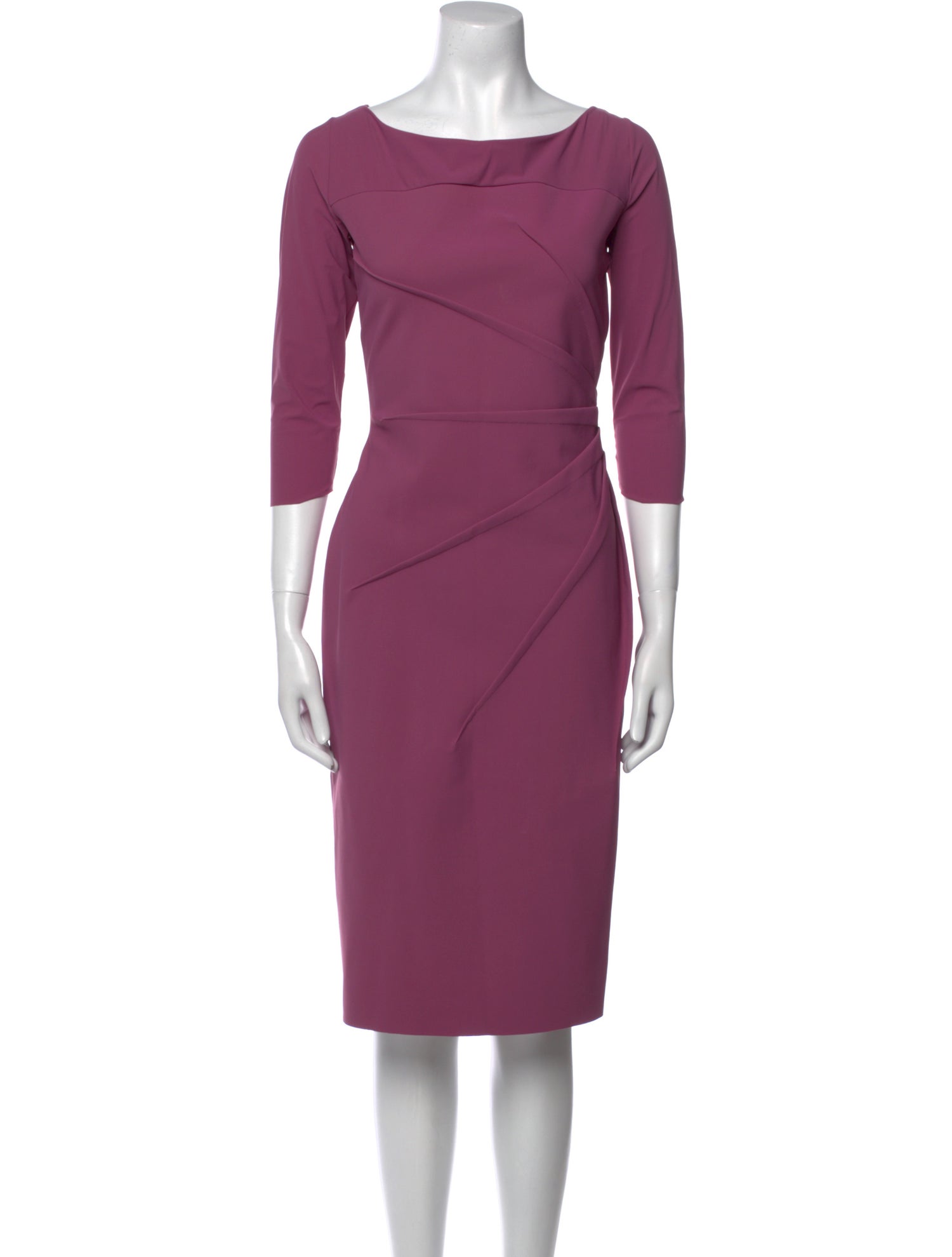 Chiara Boni Bateau Neckline Knee-Length Dress