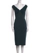 Chiara Boni V-Neck Knee-Length Dress