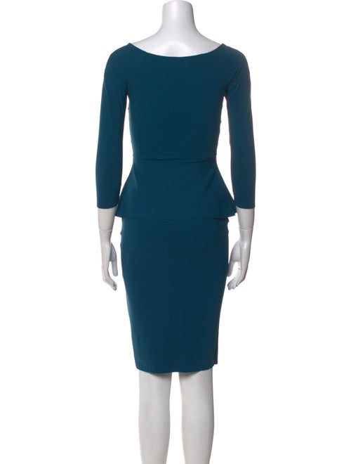 Chiara Boni V-Neck Knee-Length Dress