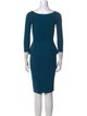 Chiara Boni V-Neck Knee-Length Dress