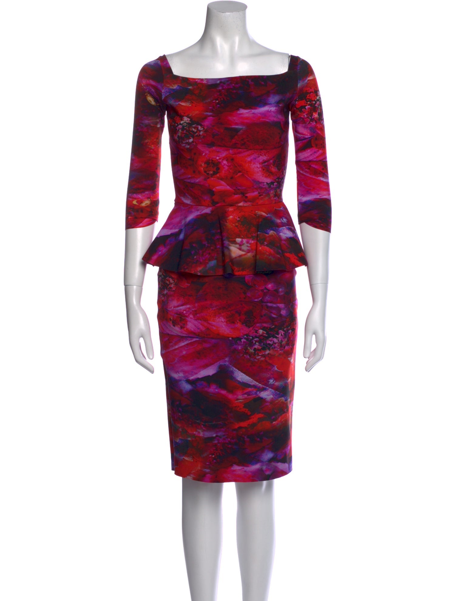 Chiara Boni Printed Knee-Length Dress