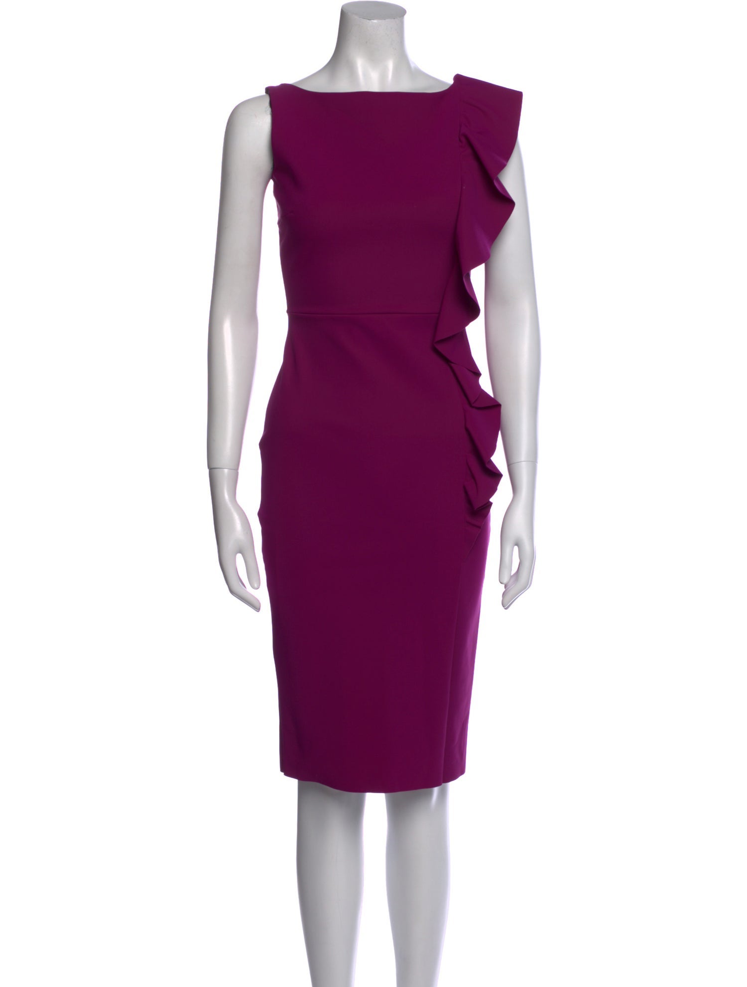 Chiara Boni Bateau Neckline Knee-Length Dress w/ Tags