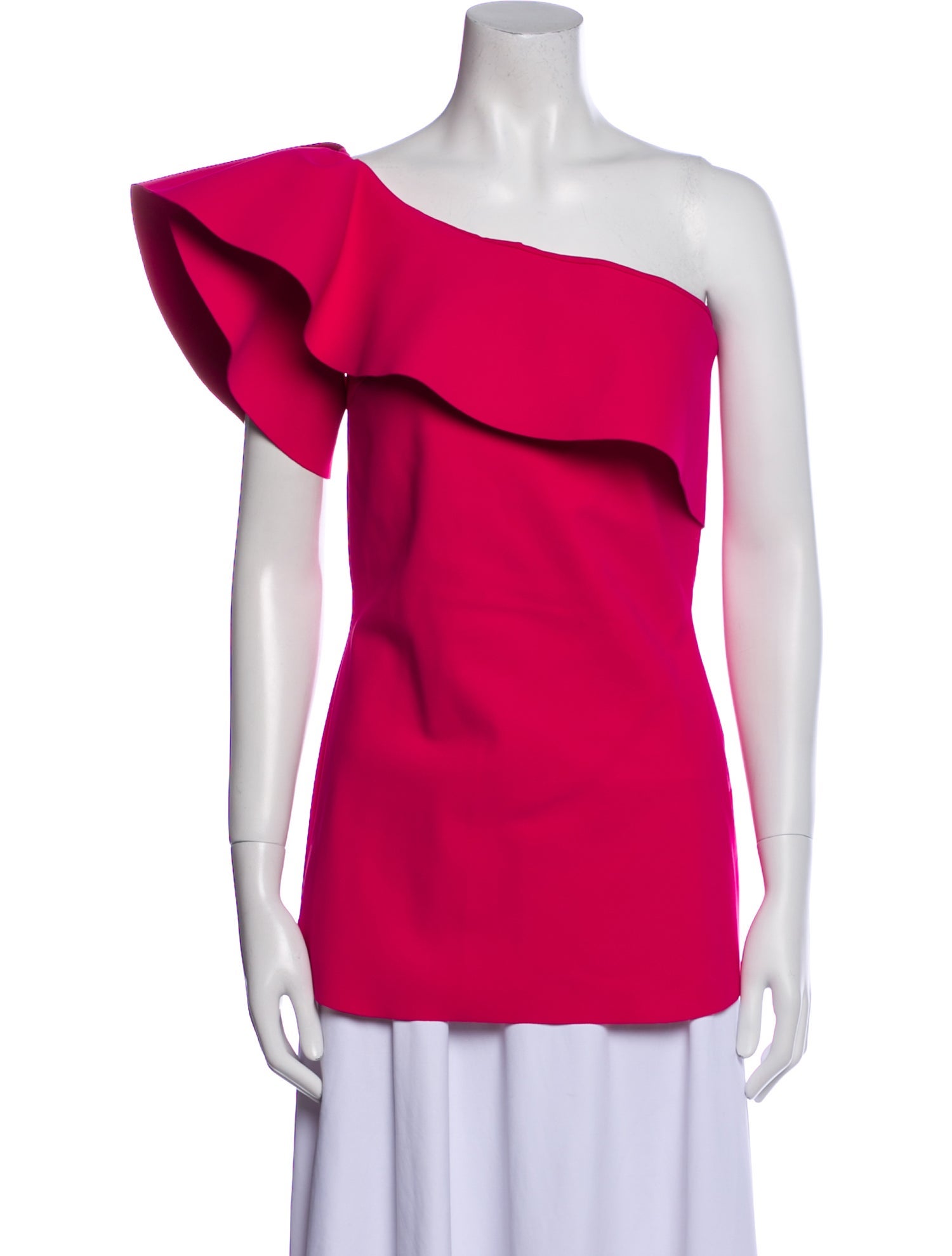 Chiara Boni One-Shoulder Short Sleeve Top