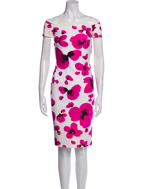 Chiara Boni Floral Print Knee-Length Dress