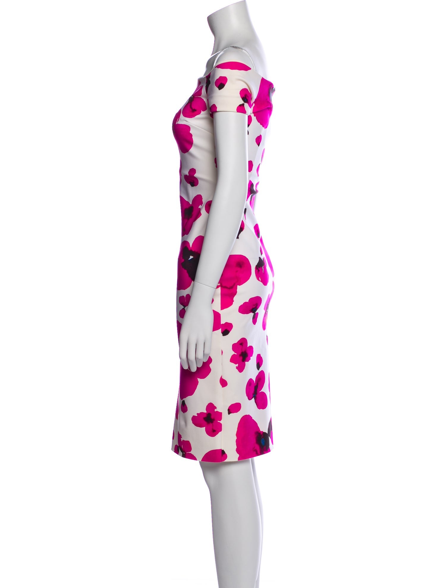 Chiara Boni Floral Print Knee-Length Dress