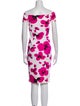 Chiara Boni Floral Print Knee-Length Dress