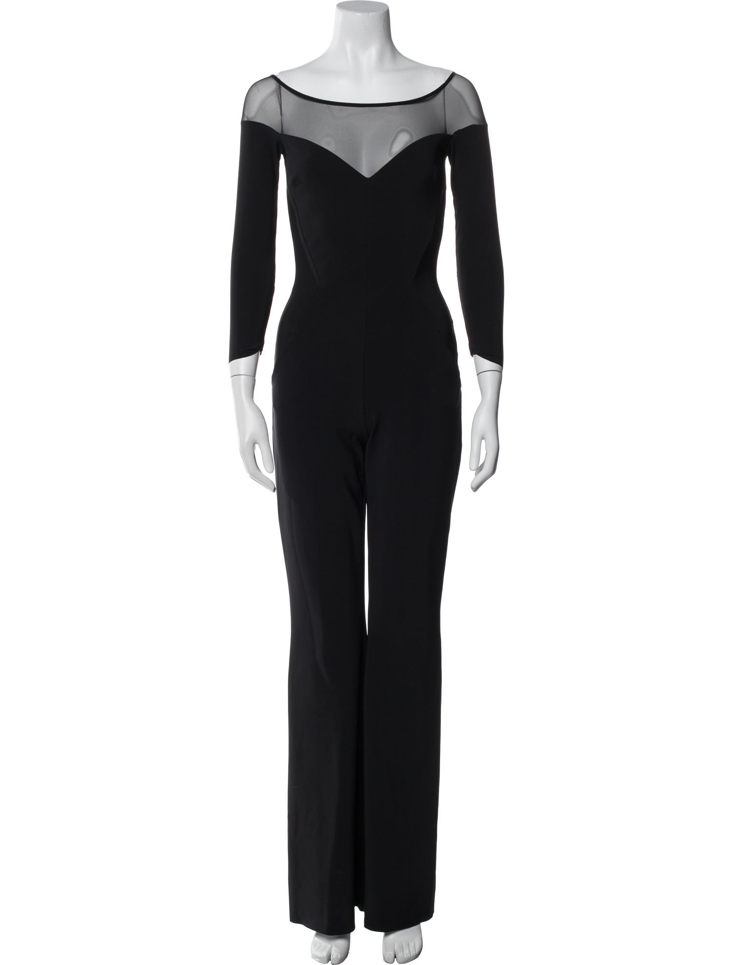 Chiara Boni Nylon Bateau Neckline Jumpsuit