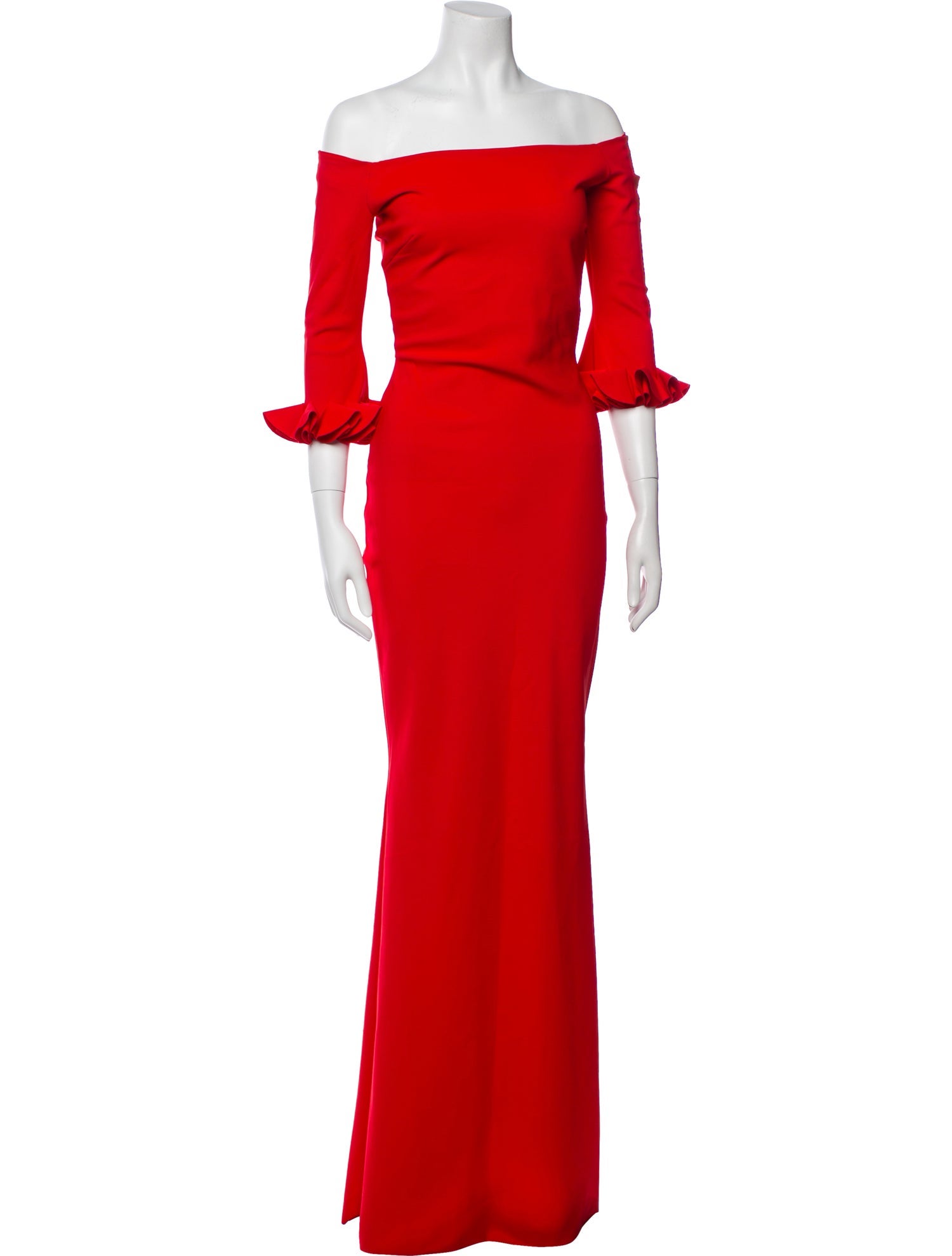 Chiara Boni Off-The-Shoulder Long Dress