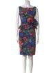 Chiara Boni Floral Print Knee-Length Dress