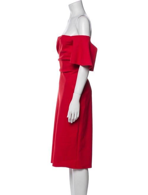 Chiara Boni Off-The-Shoulder Knee-Length Dress