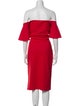 Chiara Boni Off-The-Shoulder Knee-Length Dress