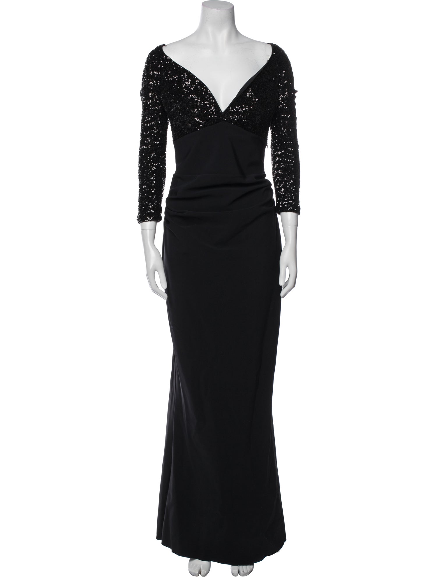 Chiara Boni V-Neck Long Dress