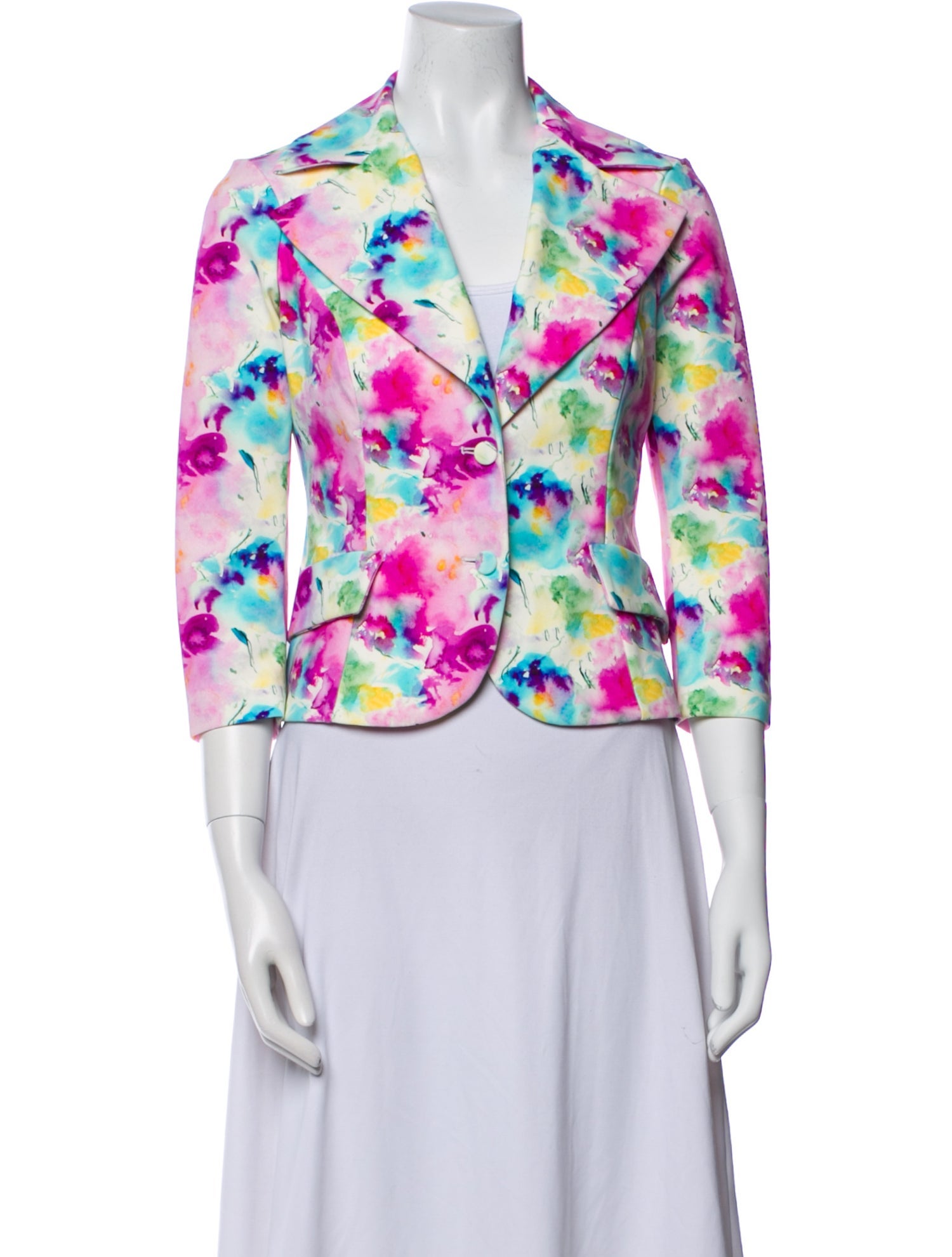 Chiara Boni Floral Print Blazer w/ Tags