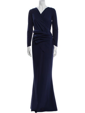 Chiara Boni V-Neck Long Dress