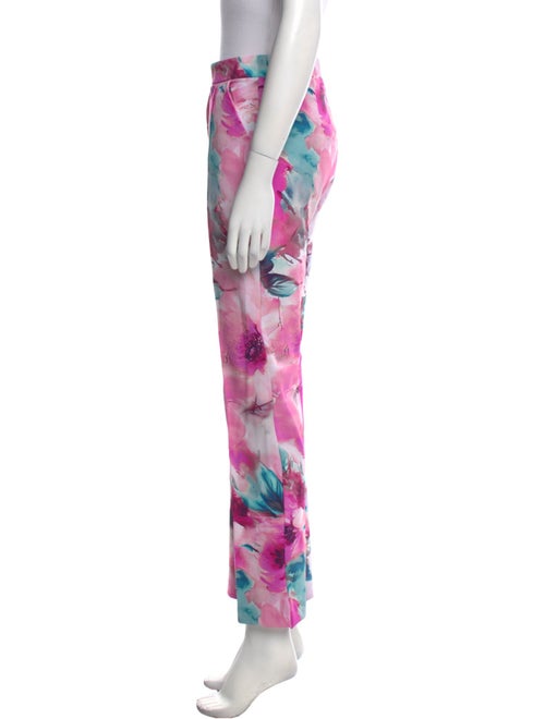 Chiara Boni Floral Print Straight Leg Pants
