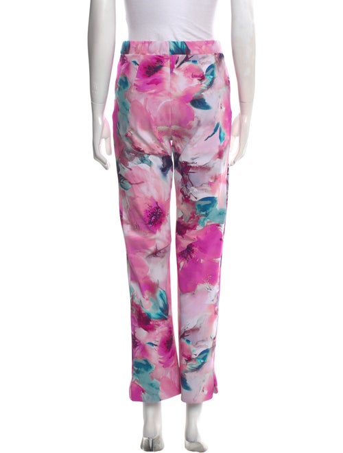 Chiara Boni Floral Print Straight Leg Pants