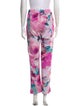 Chiara Boni Floral Print Straight Leg Pants