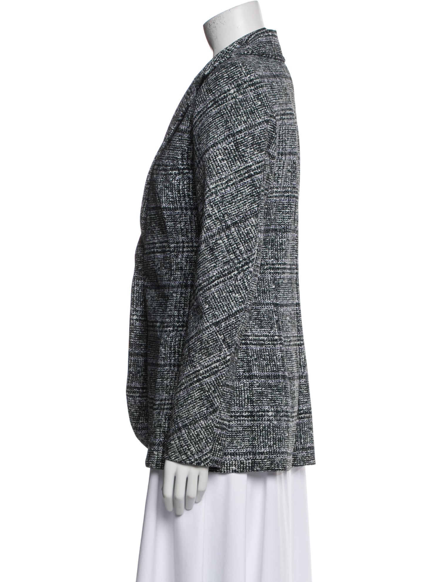 Chiara Boni Tweed Pattern Blazer