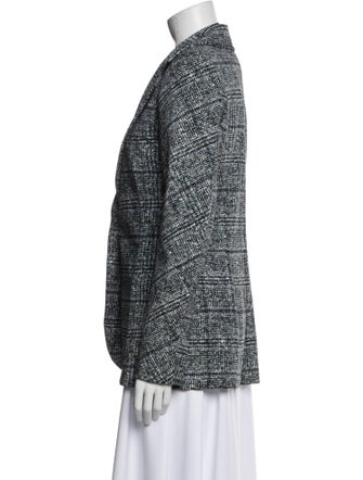 Chiara Boni Tweed Pattern Blazer