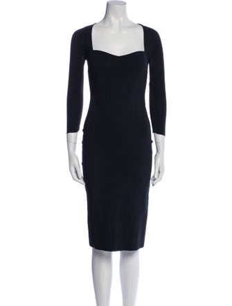 Chiara Boni Square Neckline Knee-Length Dress