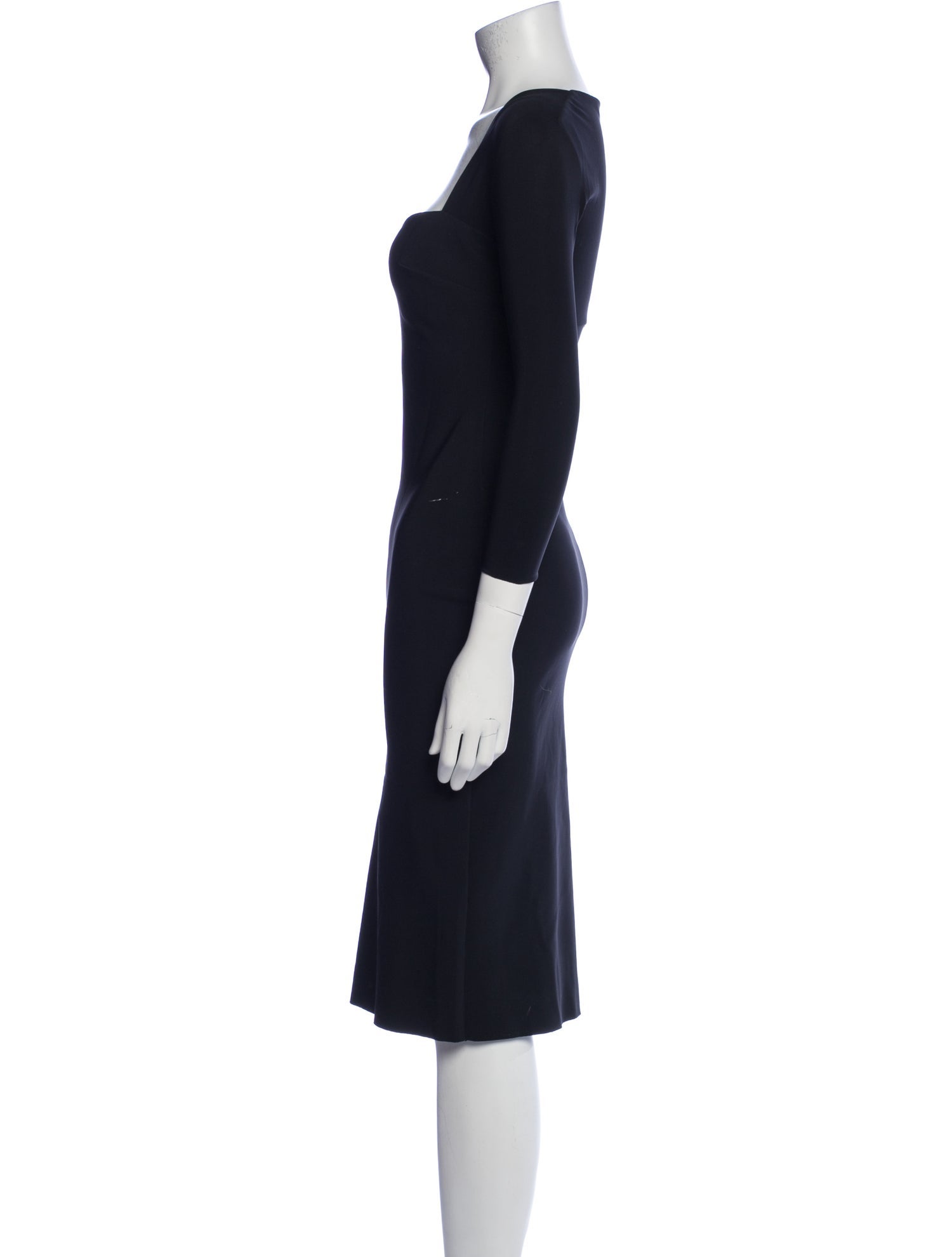 Chiara Boni Square Neckline Knee-Length Dress