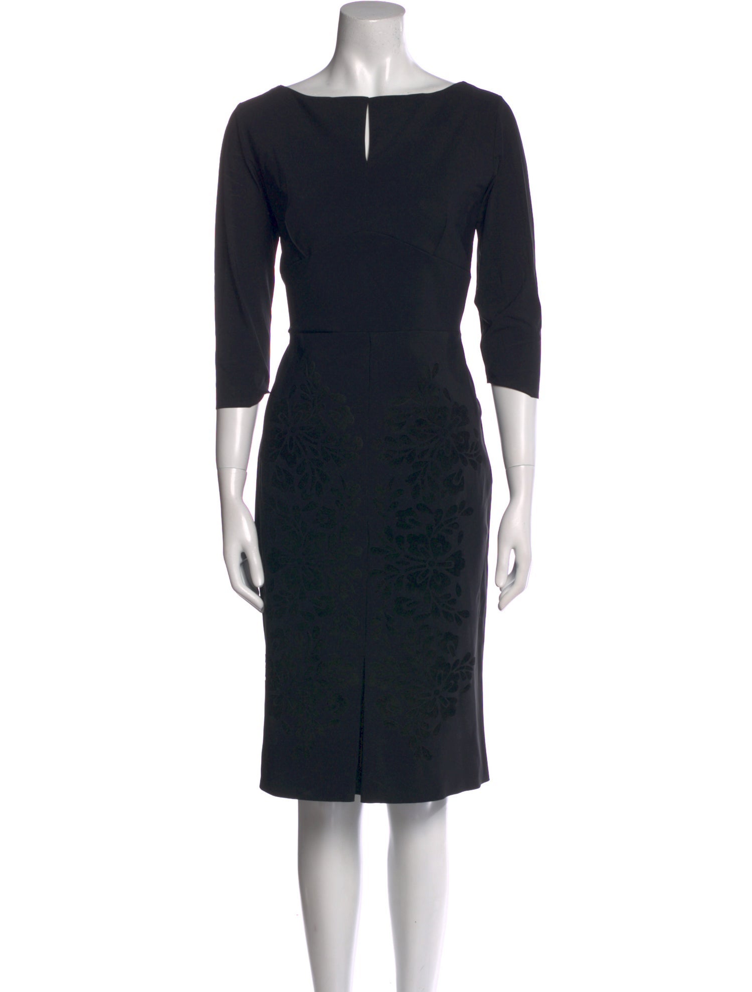 La Petite Robe di Chiara Boni Bateau Neckline Knee-Length Dress