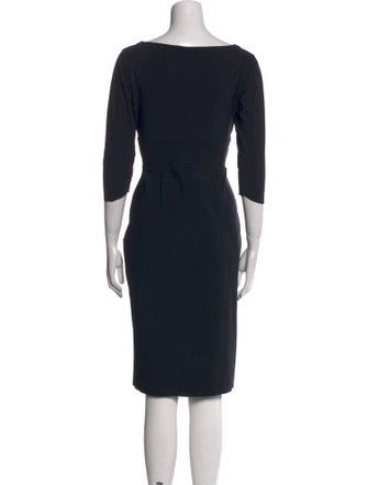 La Petite Robe di Chiara Boni Bateau Neckline Knee-Length Dress