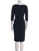 La Petite Robe di Chiara Boni Bateau Neckline Knee-Length Dress