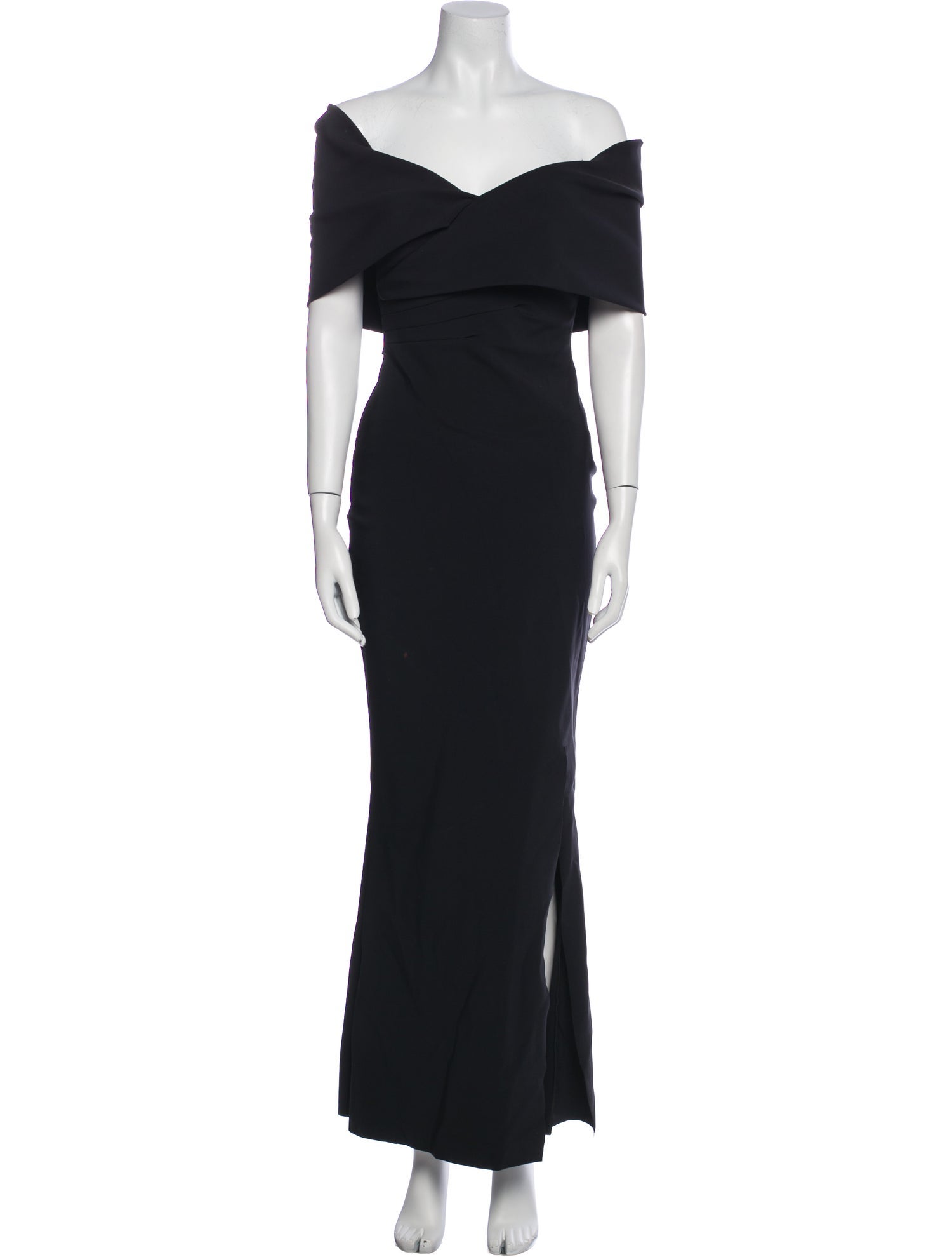 Chiara Boni Off-The-Shoulder Long Dress