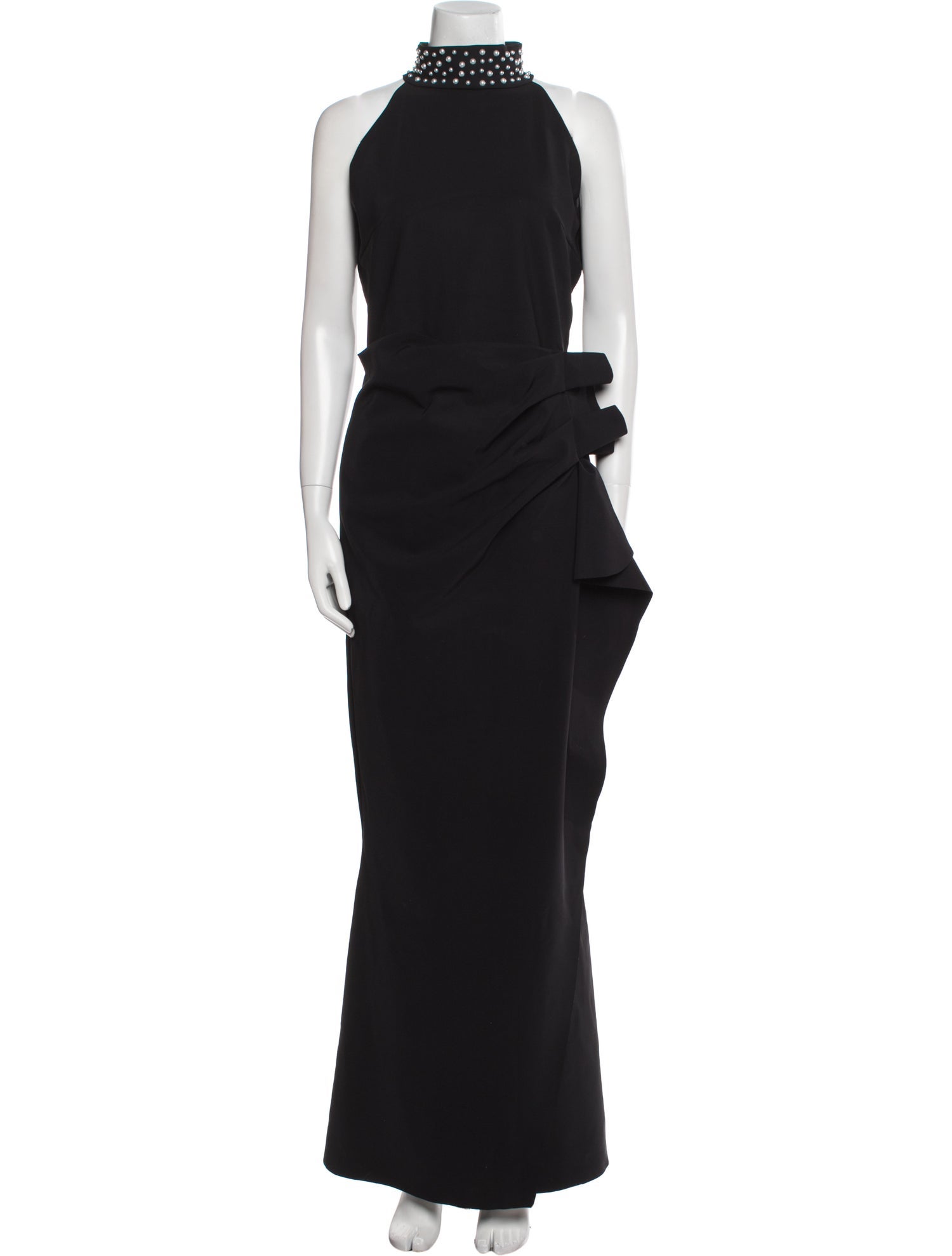 Chiara Boni Mock Neck Long Dress