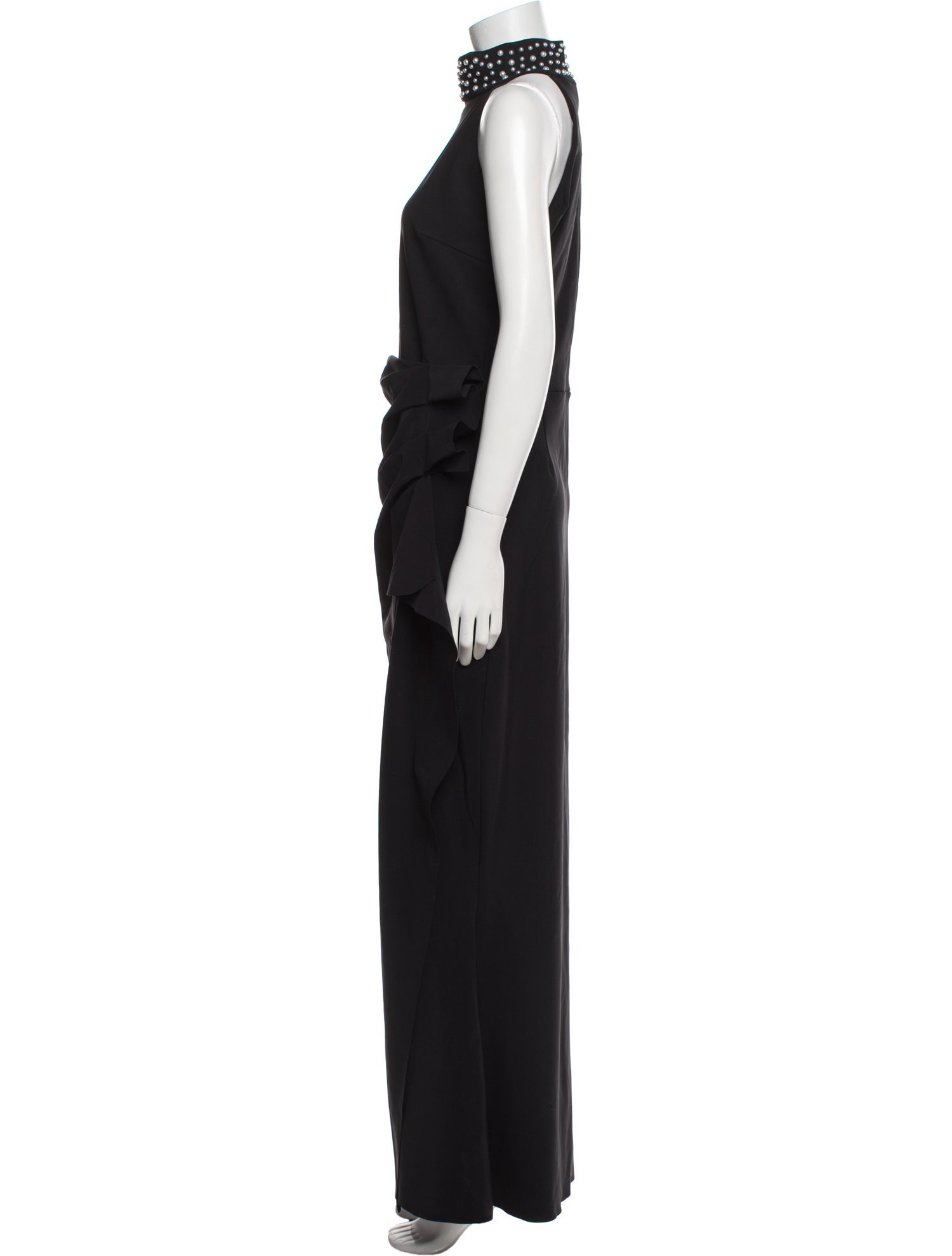 Chiara Boni Mock Neck Long Dress