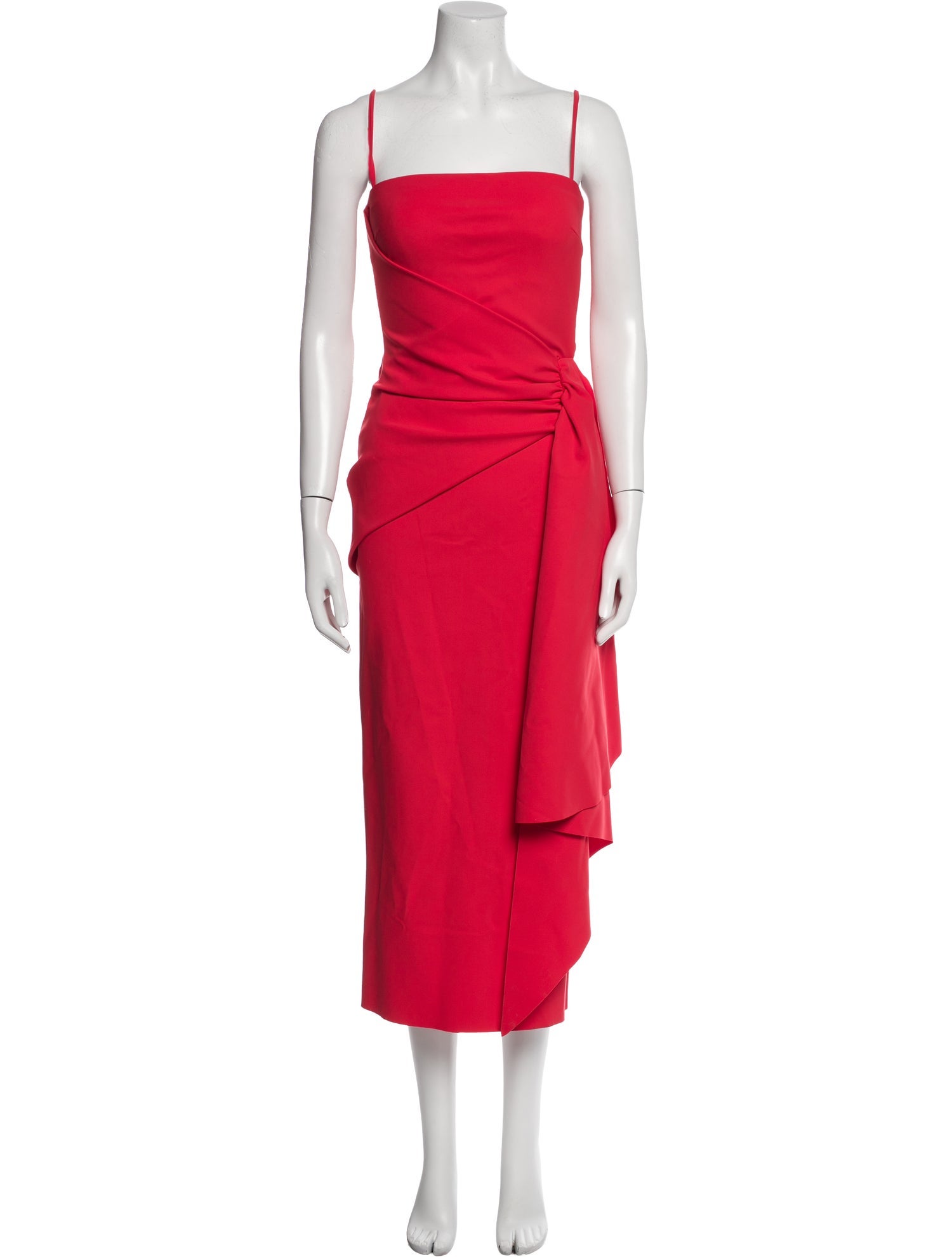 Chiara Boni Square Neckline Midi Length Dress