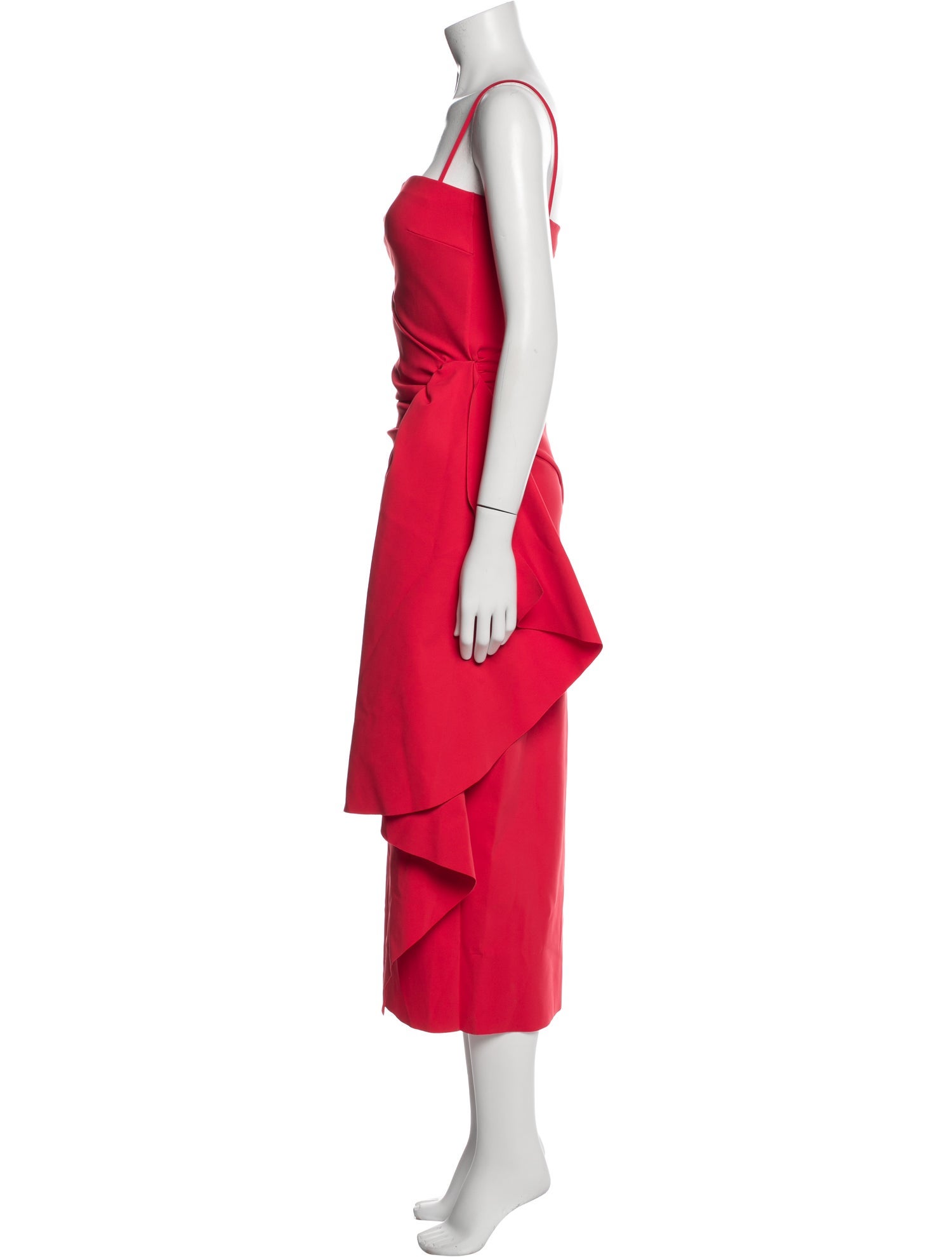 Chiara Boni Square Neckline Midi Length Dress