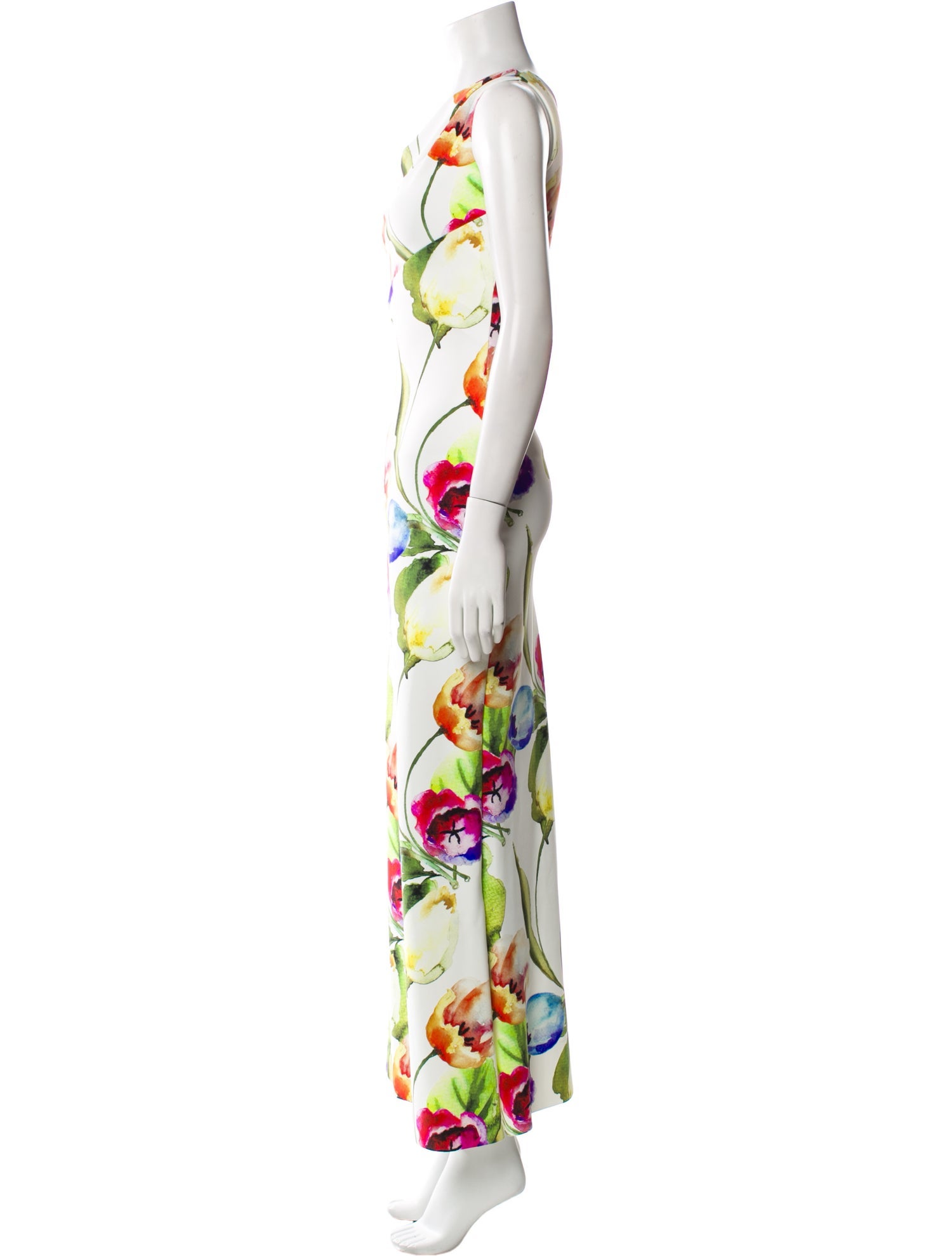 Chiara Boni Floral Print Long Dress