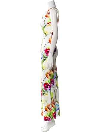 Chiara Boni Floral Print Long Dress