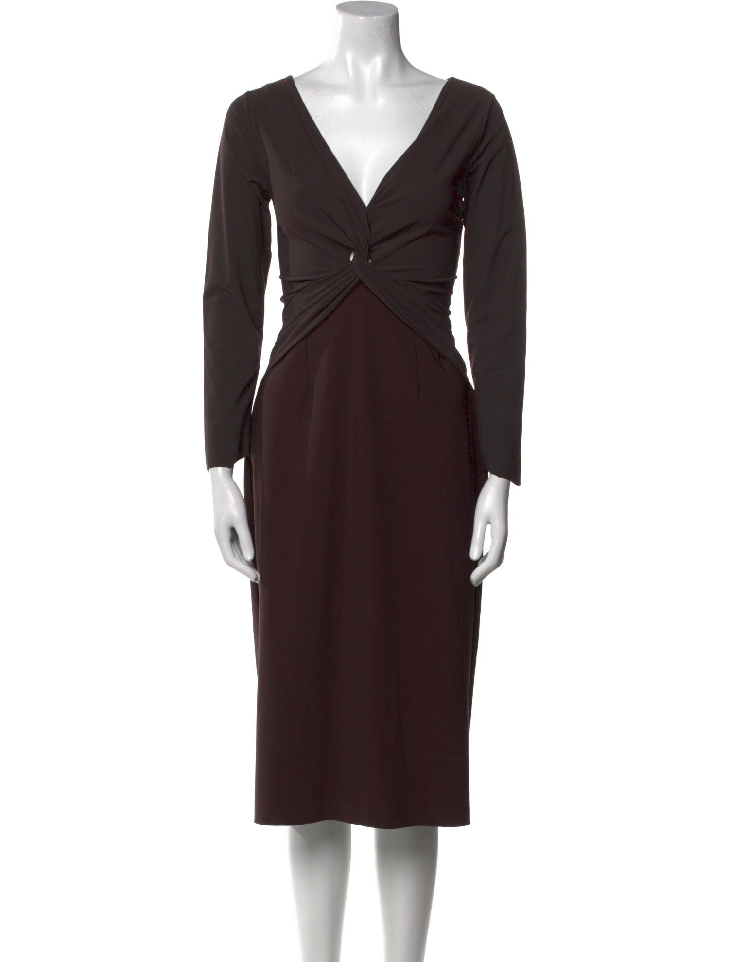 Chiara Boni V-Neck Midi Length Dress