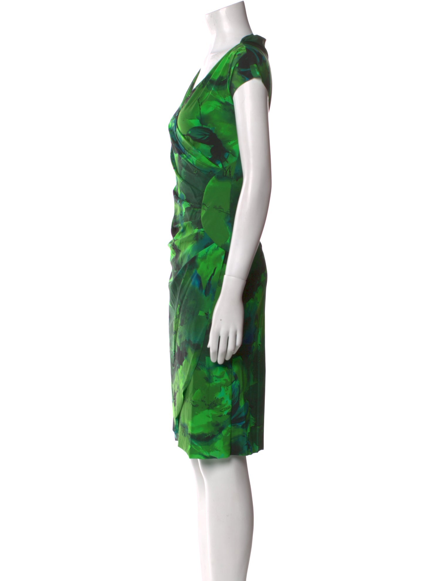 Chiara Boni Floral Print Knee-Length Dress