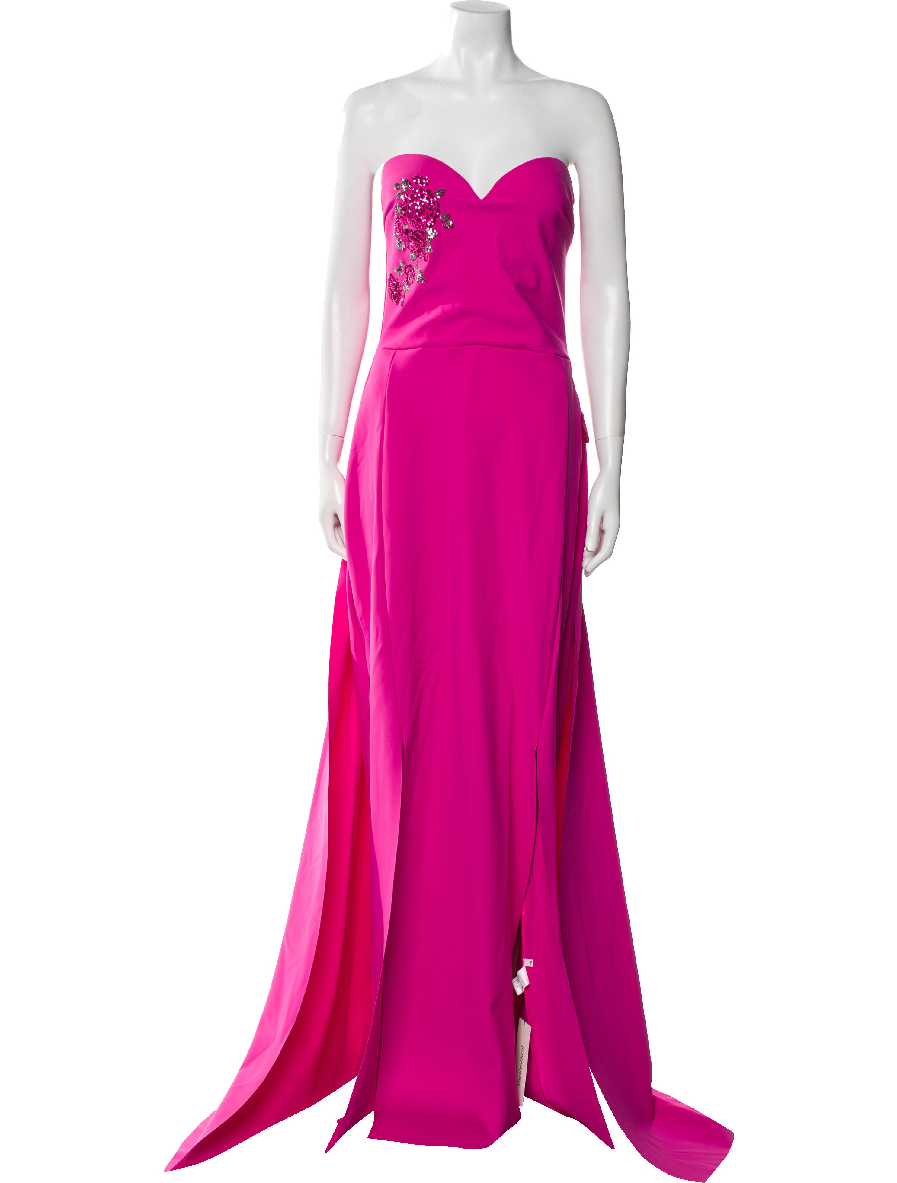 Chiara Boni Strapless Long Dress w/ Tags