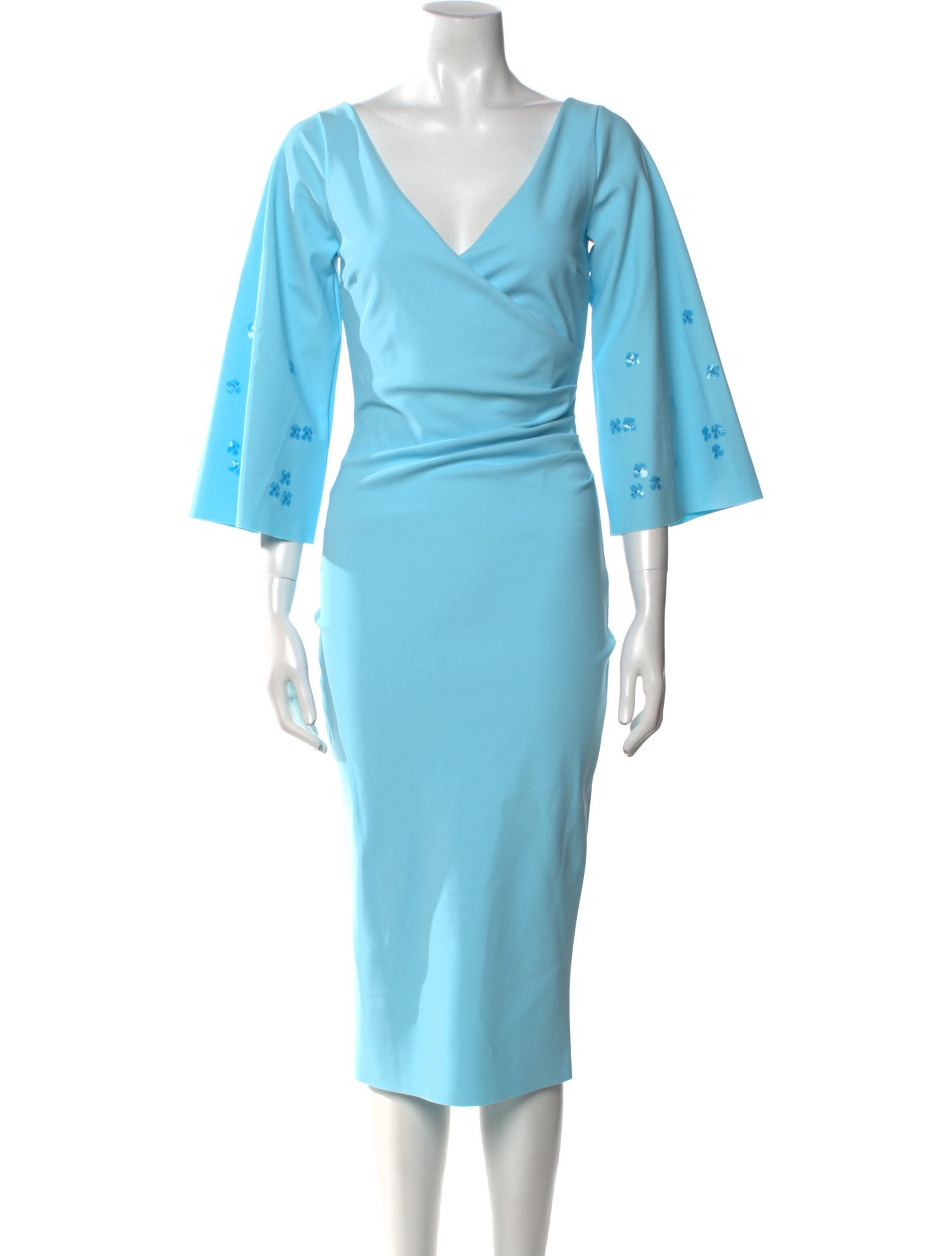 Chiara Boni V-Neck Midi Length Dress w/ Tags