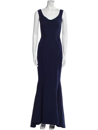 Chiara Boni Scoop Neck Long Dress